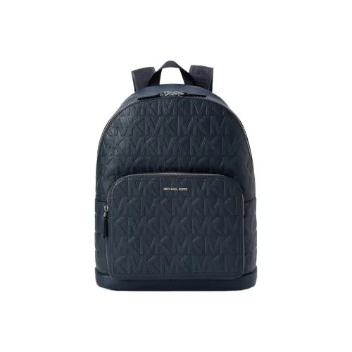 MICHAEL KORS MK Cooper Cow Leather Backpack Regular Men's Navy