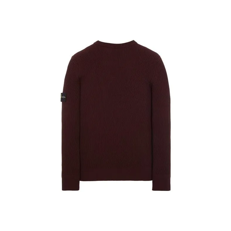 STONE ISLAND Knitwear Men Burgundy-1
