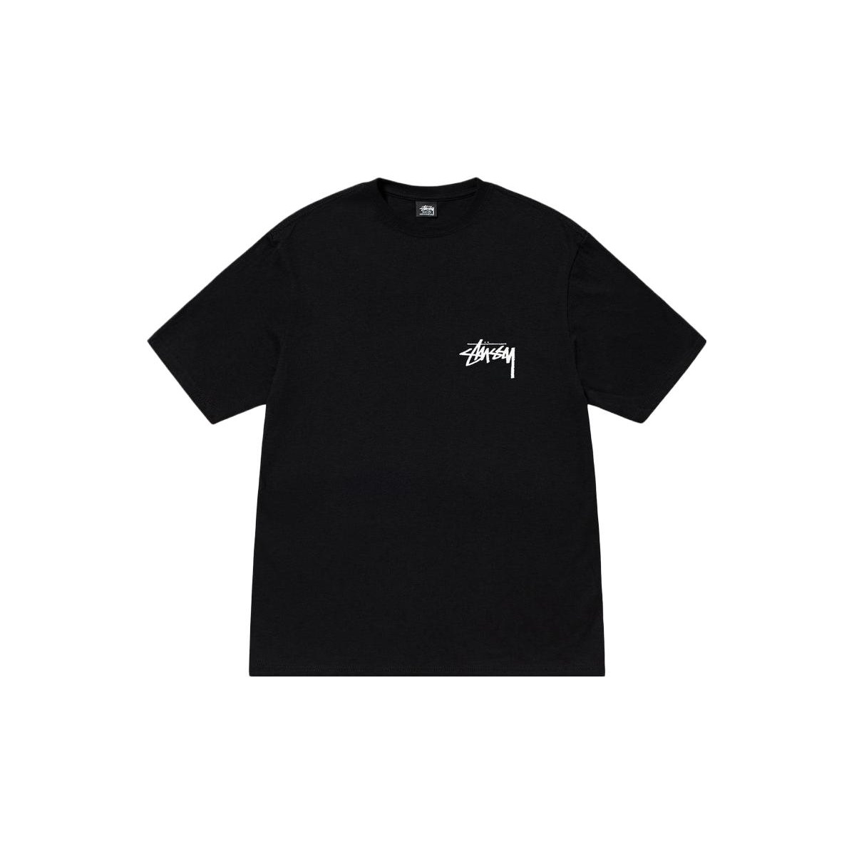 Stussy Classic Dot Tee Black L - POIZON