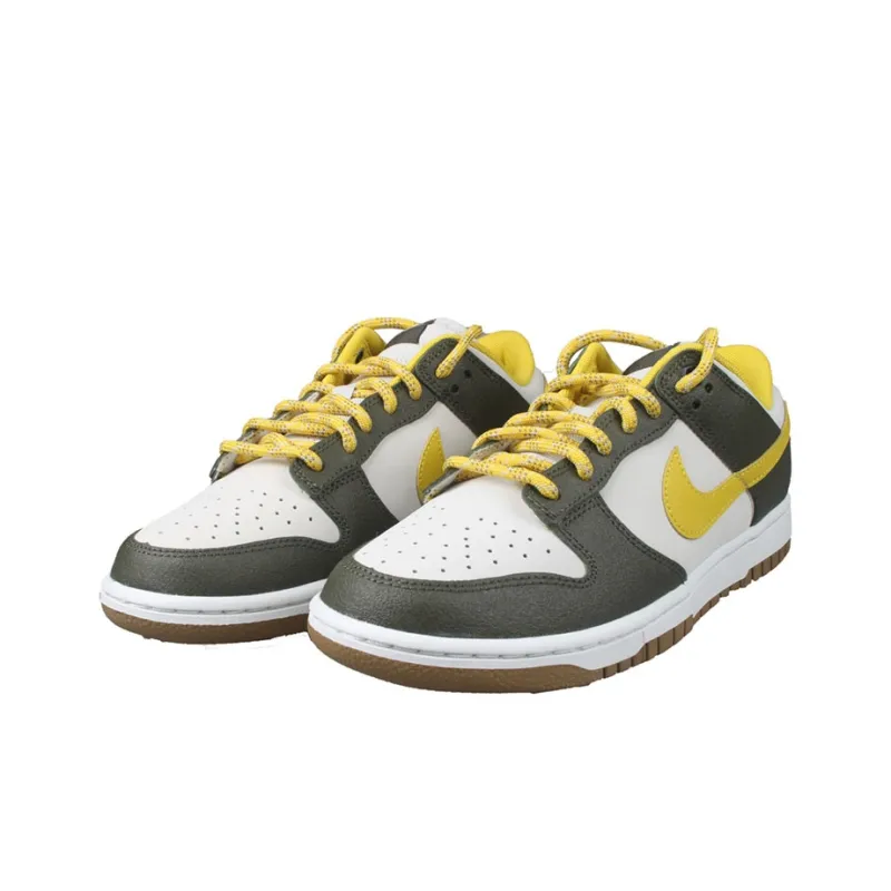 Nike Dunk Low Retro Premium Cargo Khaki Vivid Sulfur-2