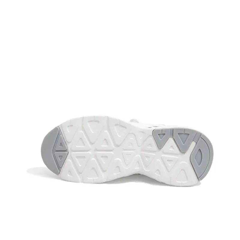 Feiyue Anti Slip Wear Resistant Low Top Chunky Sneakers Unisex White/Gray-4