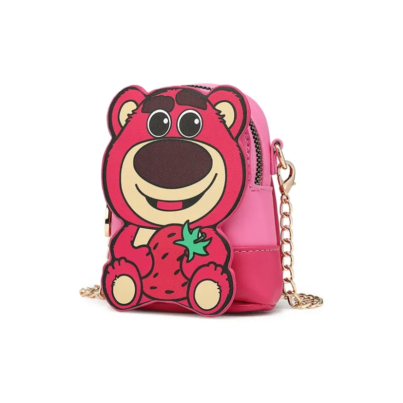 Disney PU Coin Purse Crossbody Bag Shoulder Bag Unisex Pink-1