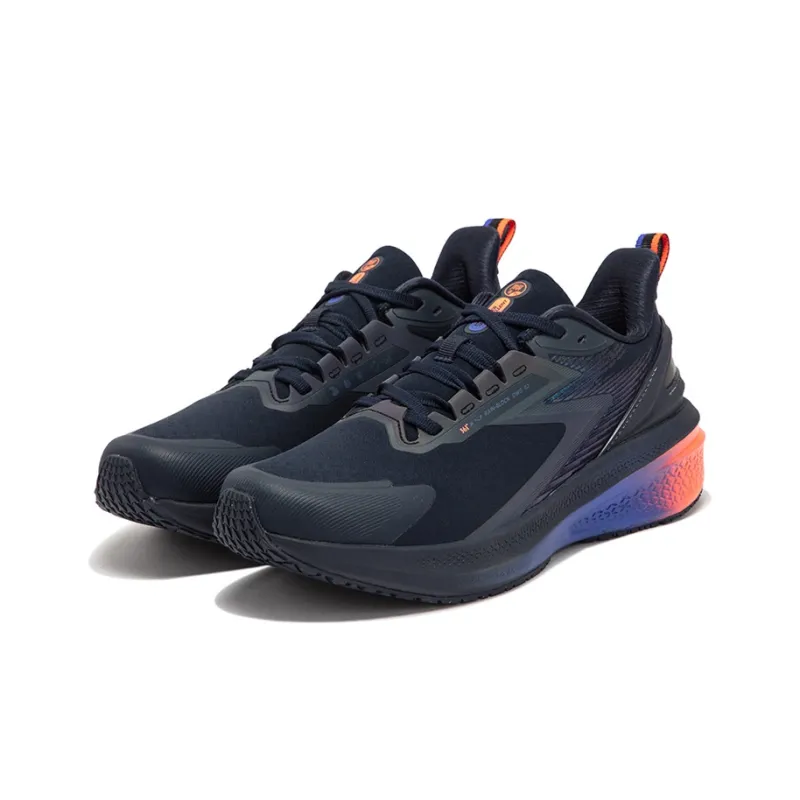 361° Rain Screen 7 Generations Wear Resistant Slip Resistant Low Top Running Shoes Men's Shadow Blue/Game Blue-2
