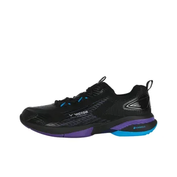 VICTOR 970TD Cushioned Slip Resistant Abrasion Resistant Low Top Badminton Shoes Unisex Black