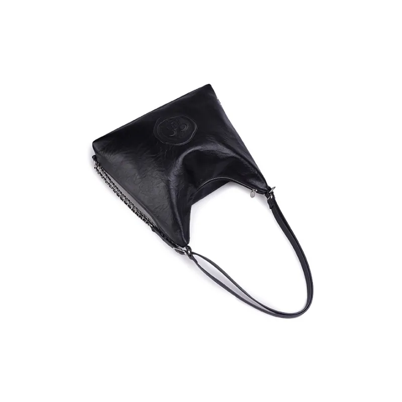 Disney Mickey Series Soft PU Leather Tote Bag, Shopping Bag, Handbag, Shoulder Bag Tubas Women's Black-2