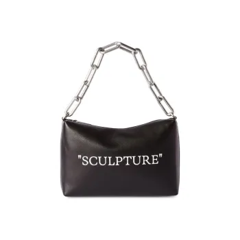 OFF WHITE Block Quote Pouch Black