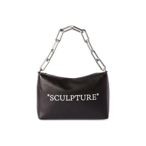 OFF WHITE Block Quote Pouch Black