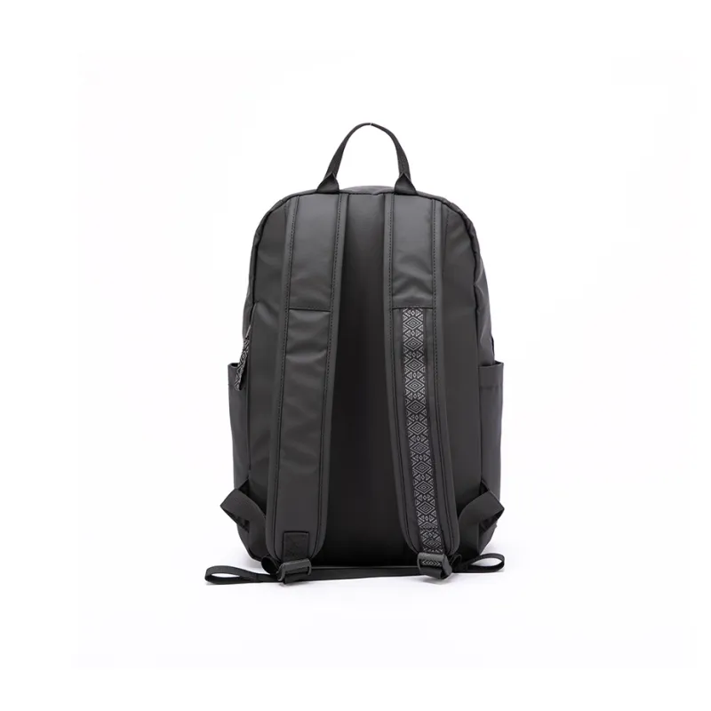 INUK Recycled Fiber Backpack Regular Unisex Black/Gray-4