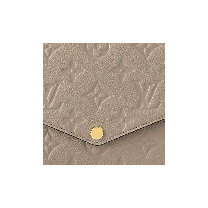LOUIS VUITTON Felicie Pochette Turtledove-4