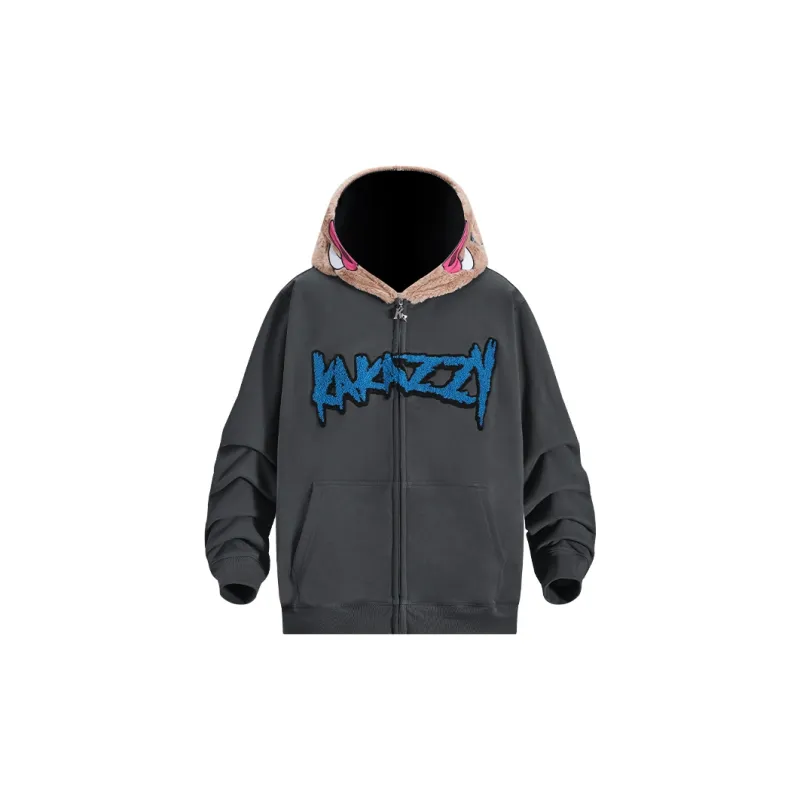 KAKAZZY Sweatshirt Unisex Dark Gray-3