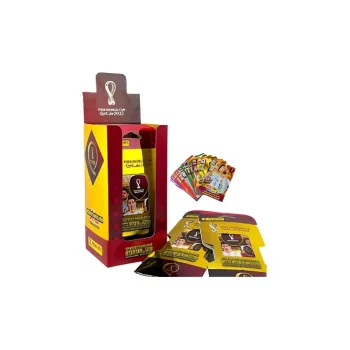 PANINI Messi Cristiano Ronaldo 2022 Qatar World Cup Official Player Card Gold Card Pack Sports Cards 5 Pack/1 Box