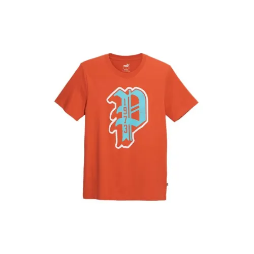 PUMA Dylan T-Shirts Men Orange