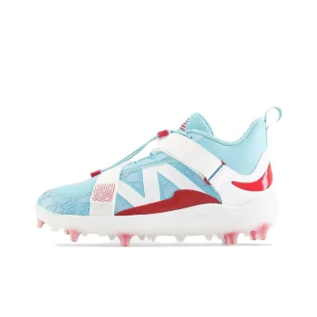 New Balance Lindor 2 Cleats 'Vintage Puerto Rico' Slip Resistant Low Top Training Shoes Men's White Red Blue