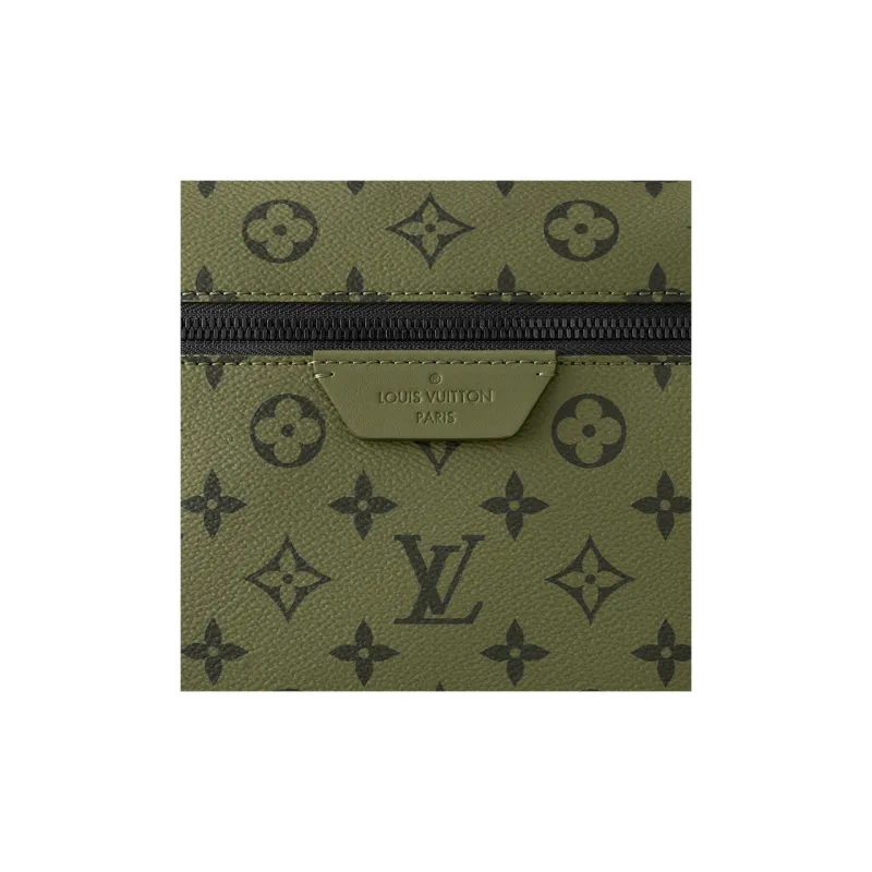 LOUIS VUITTON Discovery Backpack Pm Khaki Green/Vermillion Red-4
