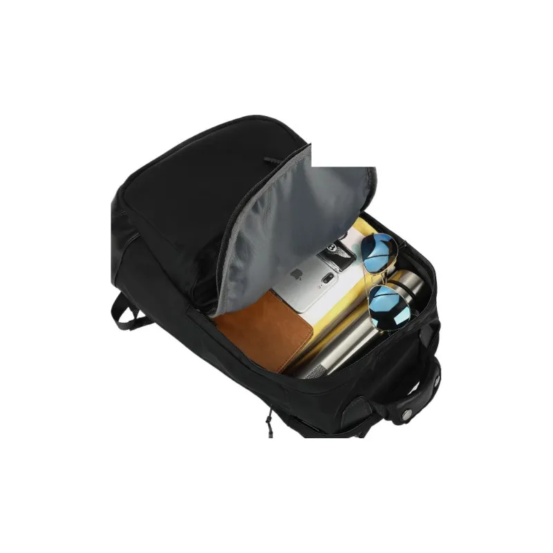 BJIAX Nylon Laptop Backpack Regular Unisex Black-4