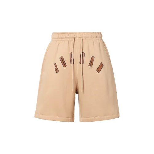 Jordan Flight MVP Casual Shorts Men Linen Yellow