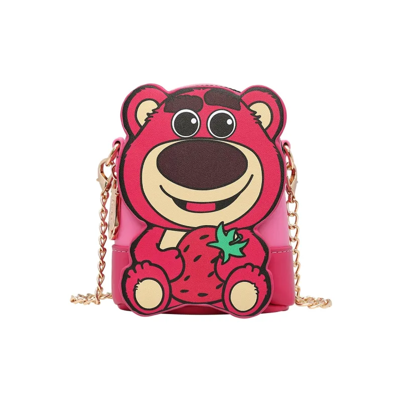 Disney PU Coin Purse Crossbody Bag Shoulder Bag Unisex Pink-0