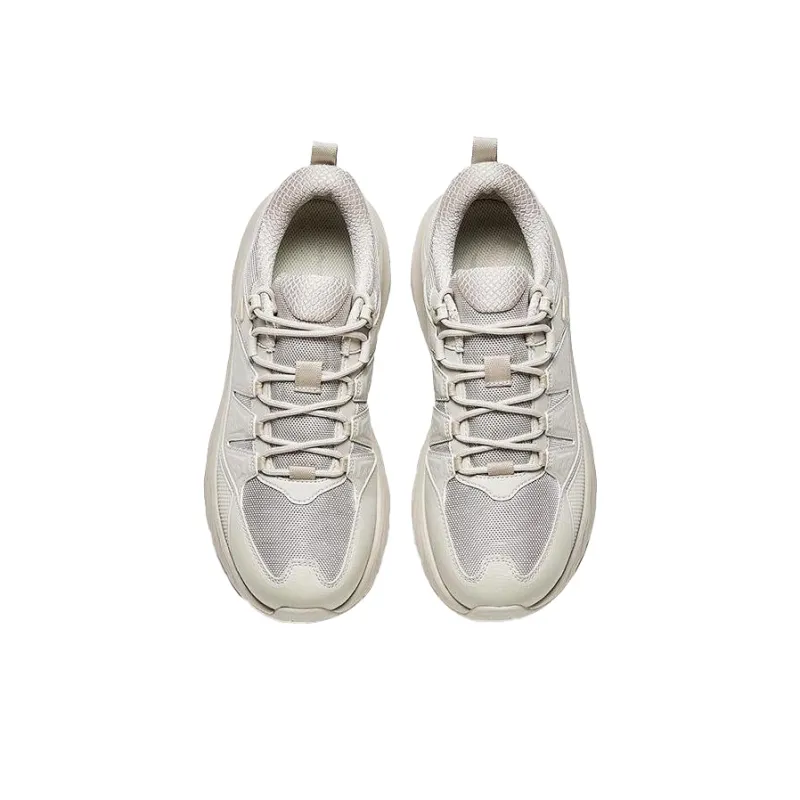 ANTA Running Shoes Men Low Top White-2