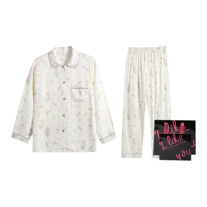 Flow Yarn Women's Pajama Sets-4