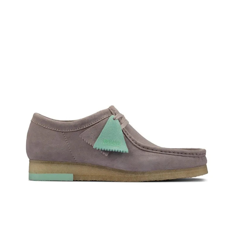 Clarks Wallabee 'Grey Combination'-1