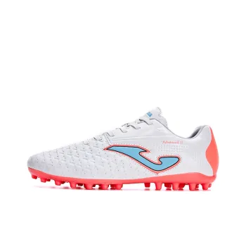 Joma MG Rubber Short Studs Anti Slip Wear Resistant Soccer Shoes Men's White Red