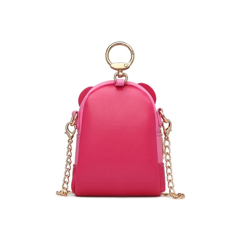 Disney PU Coin Purse Crossbody Bag Shoulder Bag Unisex Pink-2