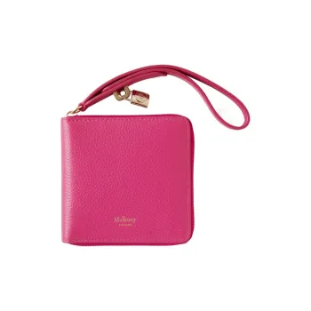 Mulberry Leather Wallet Regular Women's Mulberry Pink