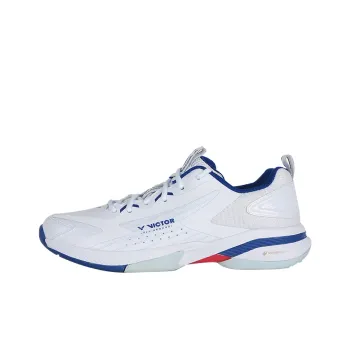 VICTOR 970TD Cushioning Wear Resistant Low Top Badminton Shoes Unisex White