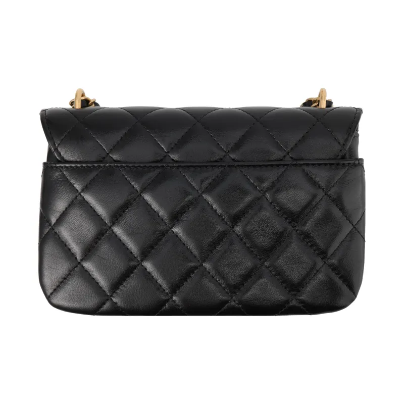 CHANEL Lambskin Cell Phone Pouch, Crossbody Bag, Shoulder Bag Women's Black-2