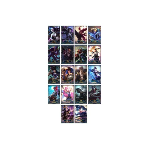 BANDAI Wika Crisp Collaboration League Of Legends Collectible Card No Food IP/Anime Cards