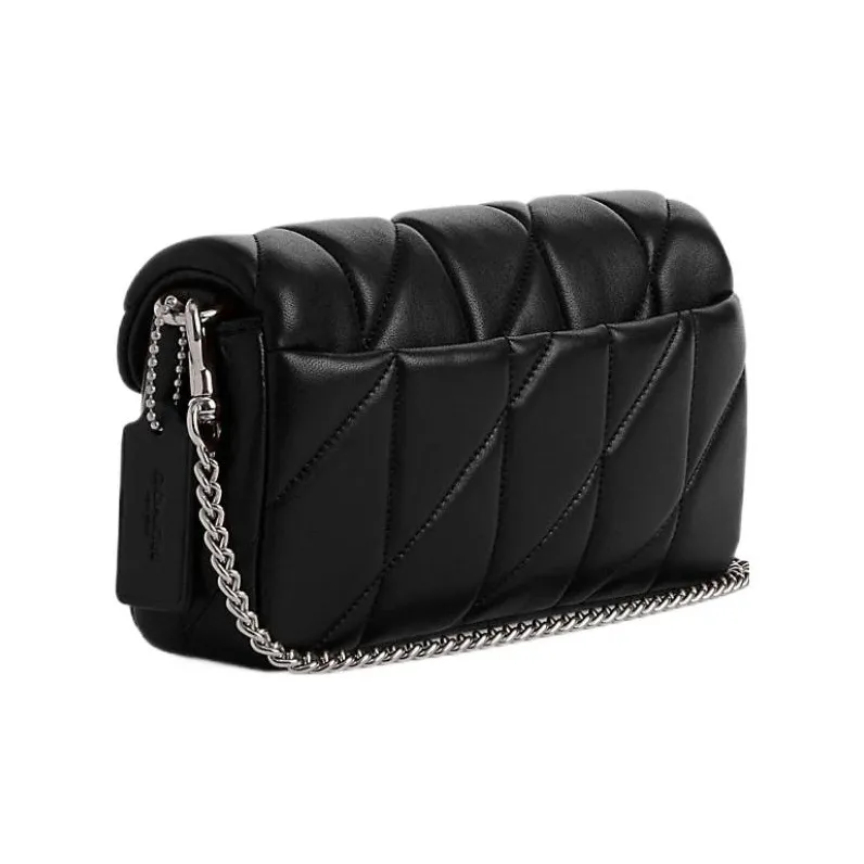 COACH Tabby Nappa Leather Handbags Shoulder Bags Women's Black-1