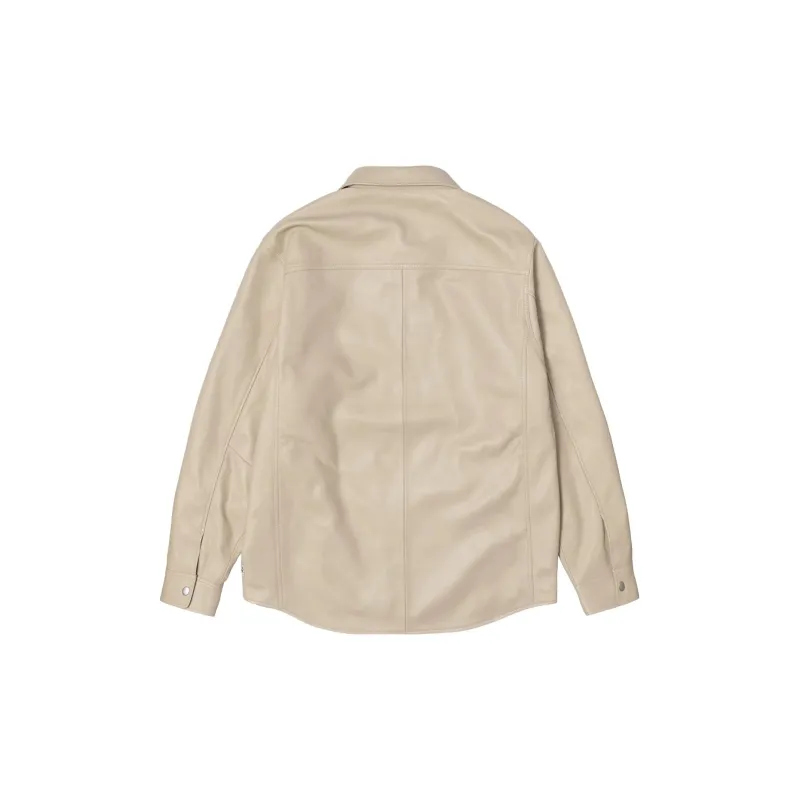Stussy Leather Overshirt-1