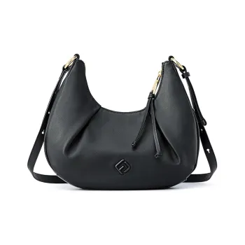 FION Soft Genuine Leather Shoulder Bag Handbag Shoulder Bag Women's Solid Color