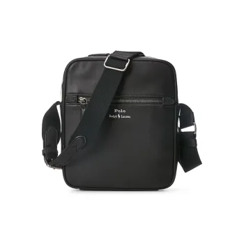 Polo Ralph Lauren Cow Leather Shoulder Bag Crossbody Bag Regular Men's Black