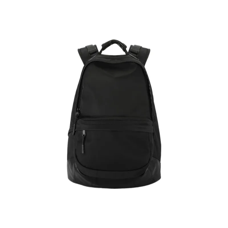 BJIAX Nylon Laptop Backpack Regular Unisex Black-0