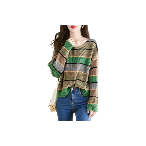 Cypress House Sweaters Women's Green