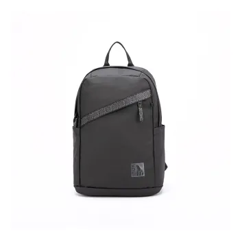 INUK Recyclable Fiber Backpack Regular Unisex Black/Gray