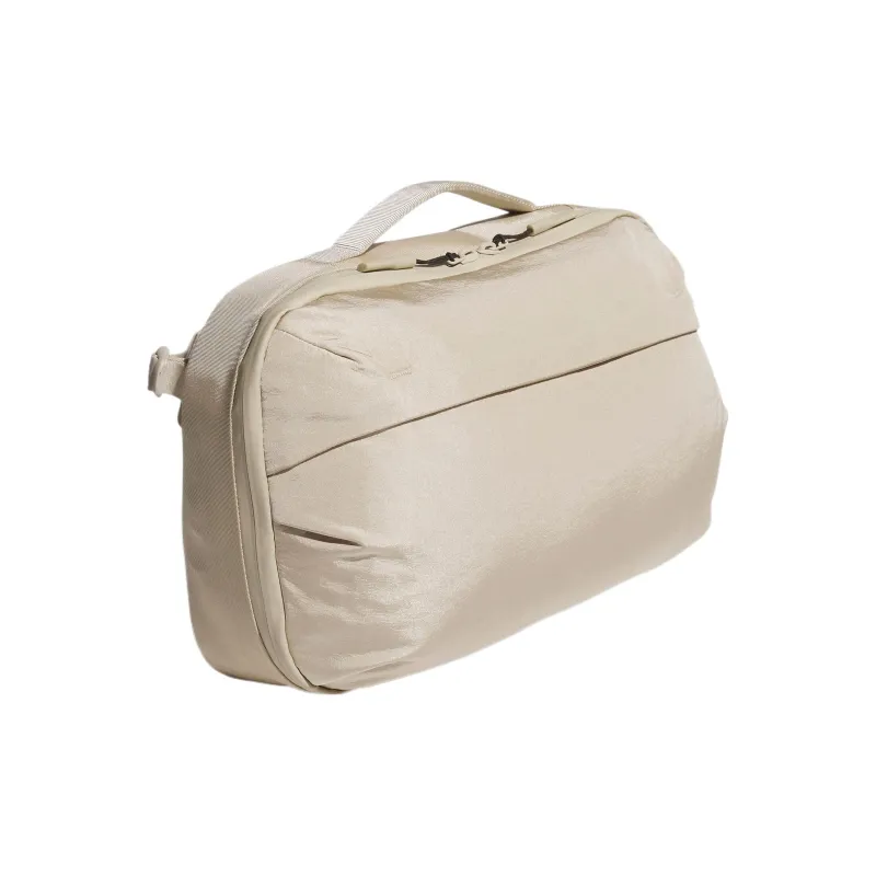 Adidas Nylon Handbag Shoulder Bag Crossbody Bag Regular Unisex Beige-1