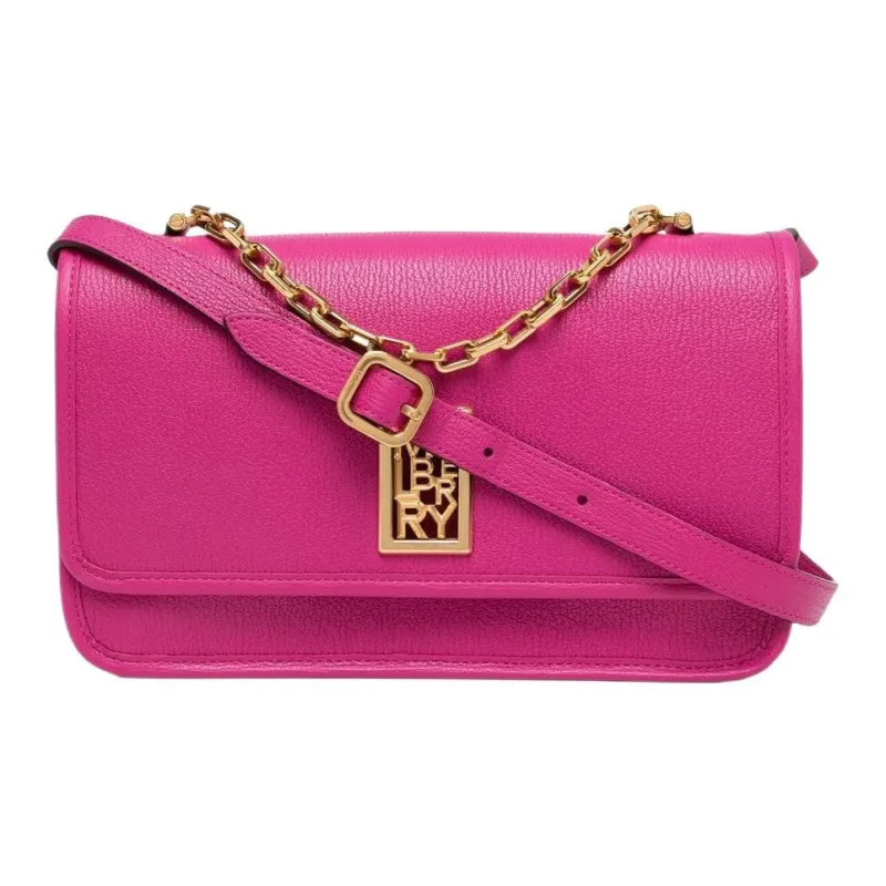 Mulberry Leather Handbag Shoulder Bag Crossbody Bag Regular Women's Dark Pink-0