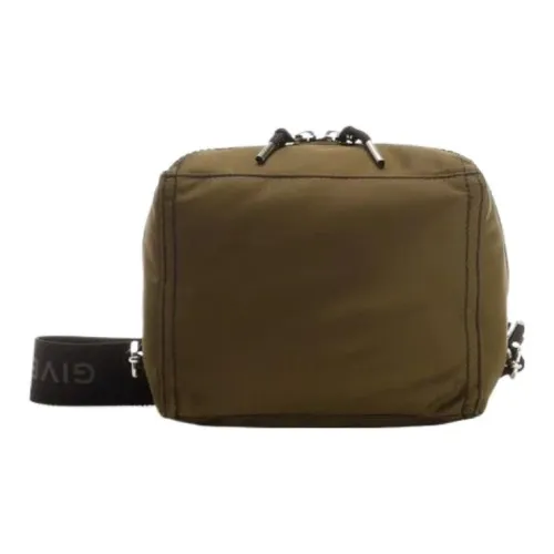 GIVENCHY Pandora Polyamide Shoulder Bag, Crossbody Bag Small Size Men's Brown