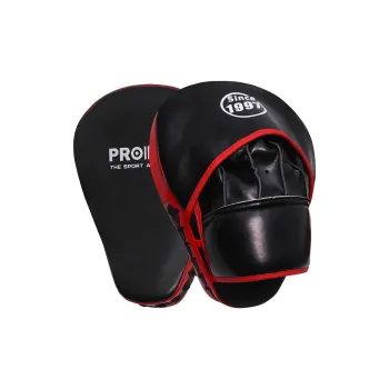 PROIRON Boxing Protective Gears Synthetic Leather Unisex Black Red
