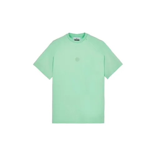 STONE ISLAND T-Shirts Men Turquoise