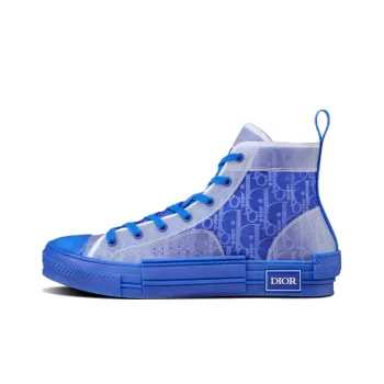 DIOR B23 High Top Blue DIOR Oblique Canvas