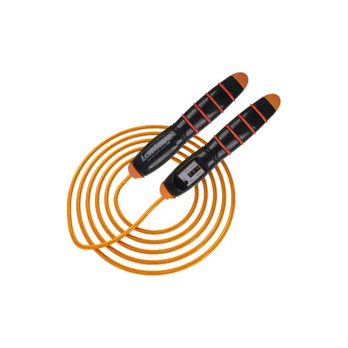 LENWAVE Student Supply Mechanical Counting Jump Ropes Teenagers Steel Wire Rope Plastic Controller 2.8m