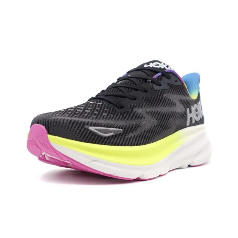 HOKA ONE ONE Clifton 9 Black All Aboard Multi Color-1