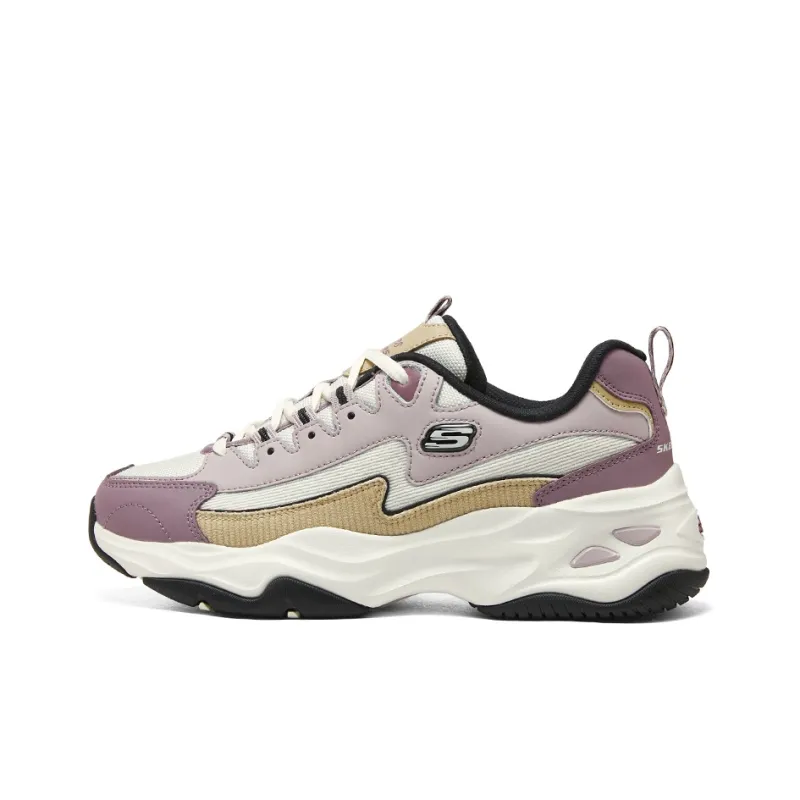 Skechers Dlites 1.0 'Mauve Yellow White' Women's-0