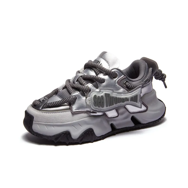 RIFUGIO VO' Flying Fish No.1 Wear-Resistant Height Increasing Low-Top Chunky Sneakers Unisex-34