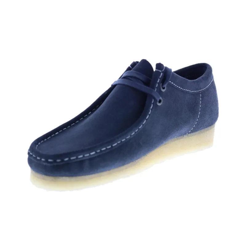 Wallabee Clarks 'Ink Suede'-2