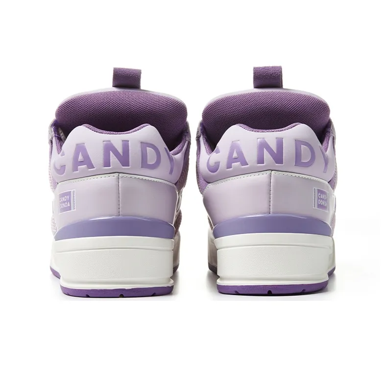 CANDYDONDA Basic Color Scheme Collection Low-Top Skateboard Shoes Unisex Purple-3
