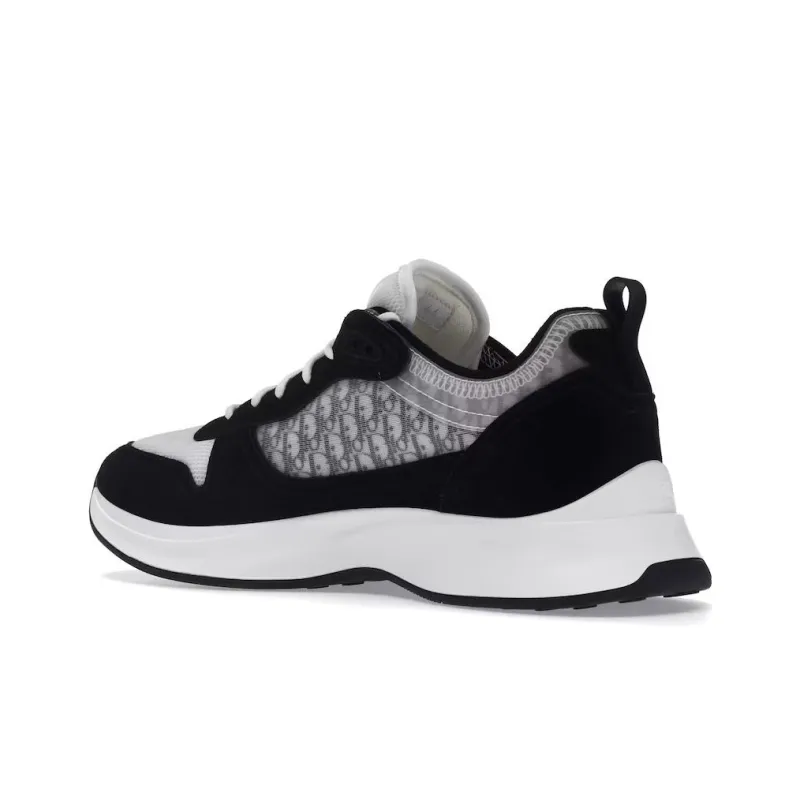 DIOR B25 Oblique Runner Sneaker Black Suede-1